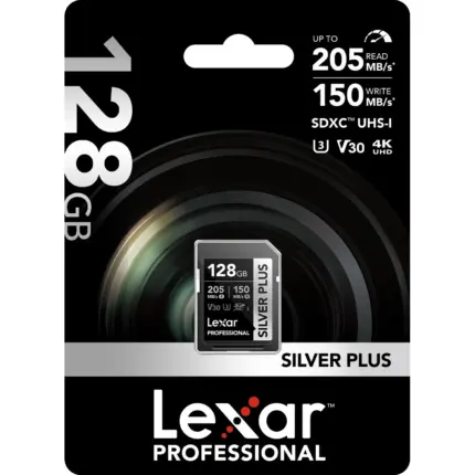 Thẻ nhớ Lexar SILVER PLUS 128GB U3 V30 | 205MB/s
