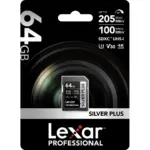 Lexar SILVER PLUS 64GB U3 V30 | 205MB/s
