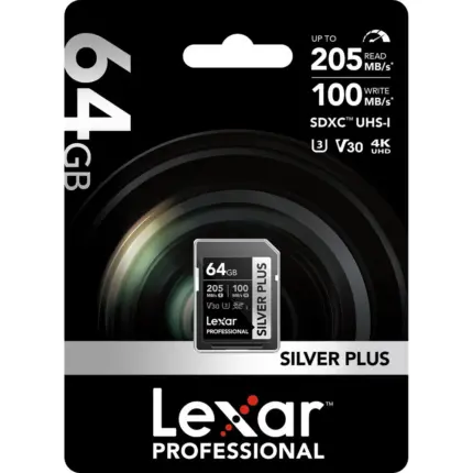Lexar SILVER PLUS 64GB U3 V30 | 205MB/s