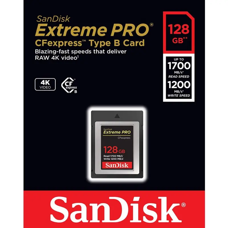 SanDisk CFexpress Type B 128GB