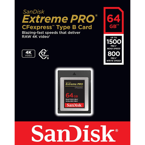 SanDisk CFexpress Type B 64GB