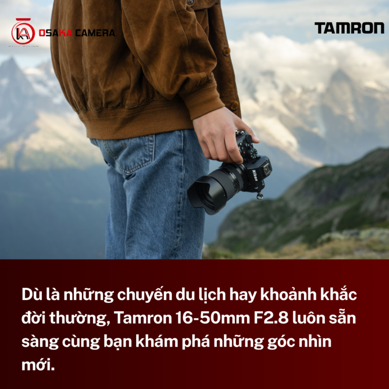 Tamron 16-50mm F2.8
giá Tamron 16-50mm F2.8
Tamron 16-50mm F2.8 A
Ống kính 16 - 50