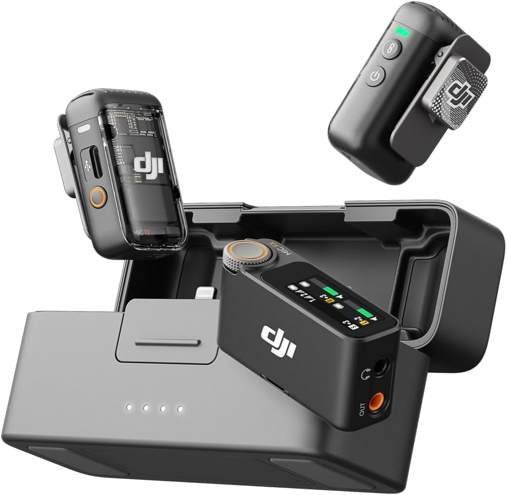 Trọn bộ phụ kiện DJI Mic 2 (1 TX + 1 RX) (FCC)