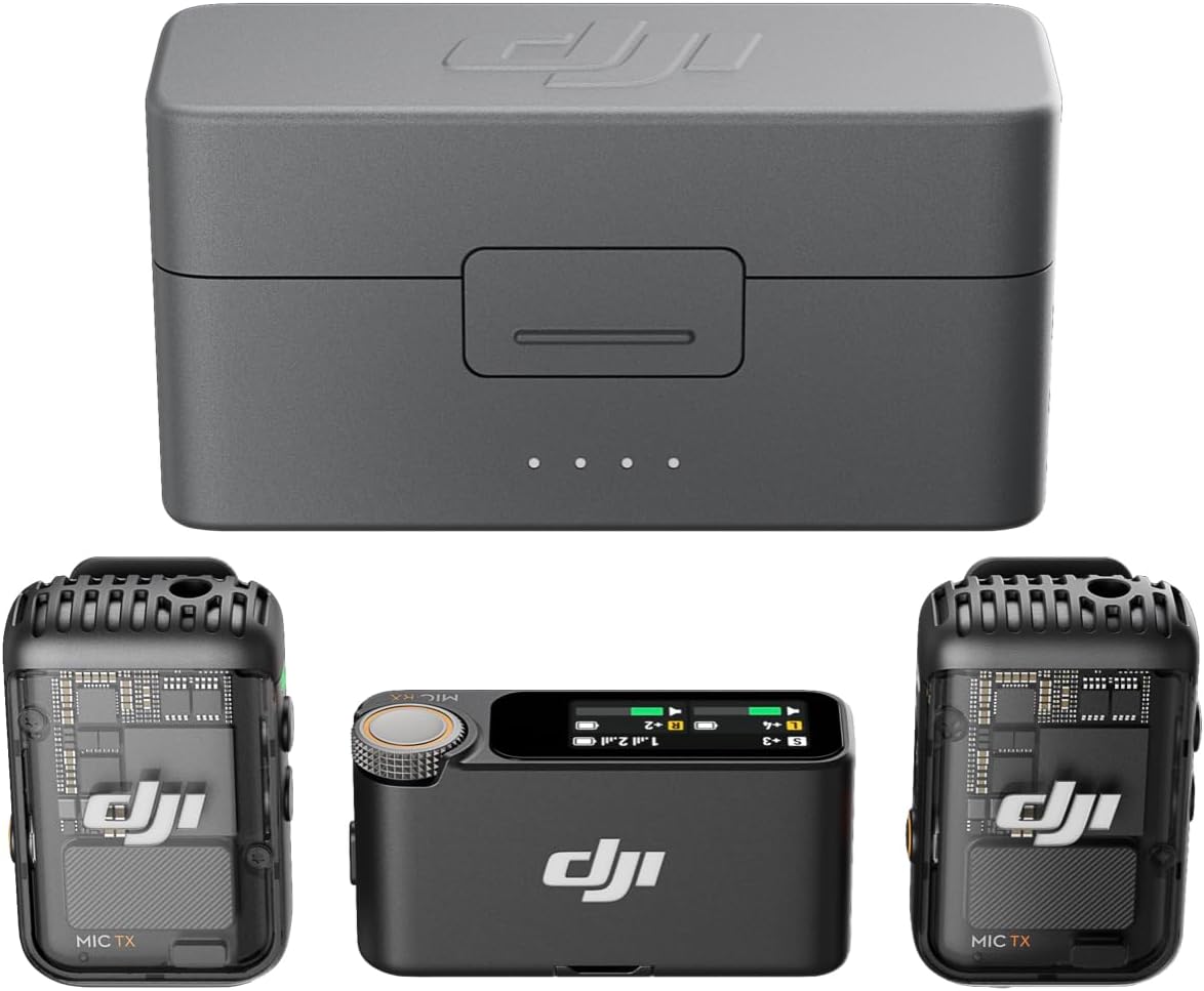 DJI Mic 2 (2 TX + 1 RX + charging case) (FCC) - Thiết kế chi tiết