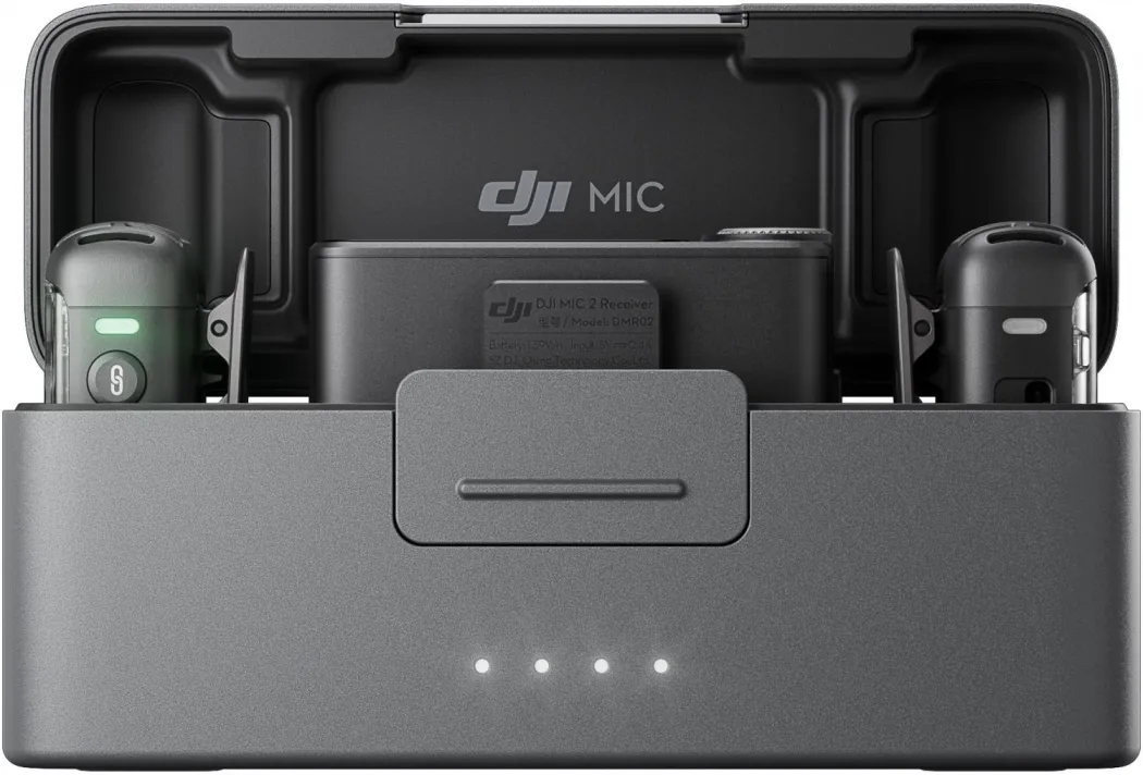 Trọn bộ phụ kiện DJI Mic 2 (2 TX + 1 RX + charging case) (FCC)