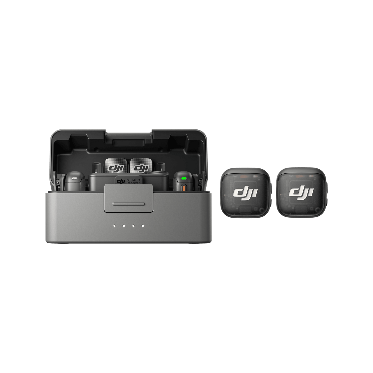 Trọn bộ phụ kiện DJI Mic 3 (2 TX + 1 RX + charging case) (FCC)