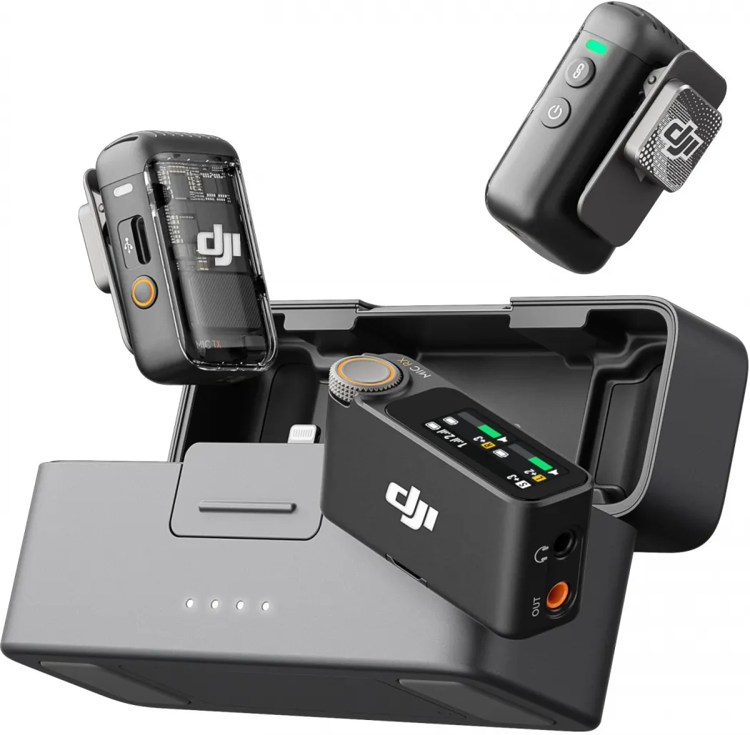 DJI Mic Mini 2 (2 TX + 1 RX + Charging Case) - Thiết kế chi tiết
