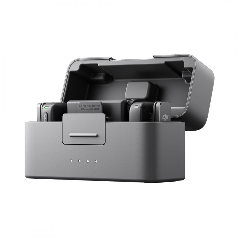 Trọn bộ phụ kiện DJI Mic Mini (2 TX + 1 RX + Charging Case)