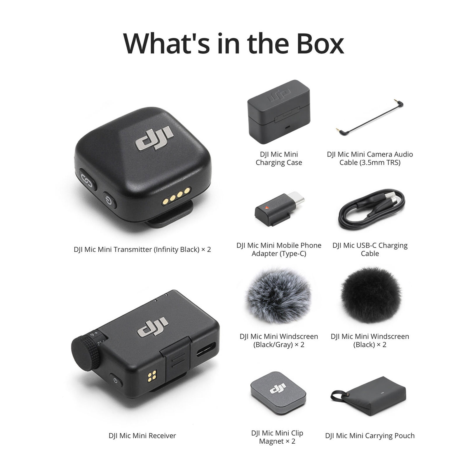DJI Mic Mini 2S (1 TX + 1 RX) - Tính năng và công nghệ