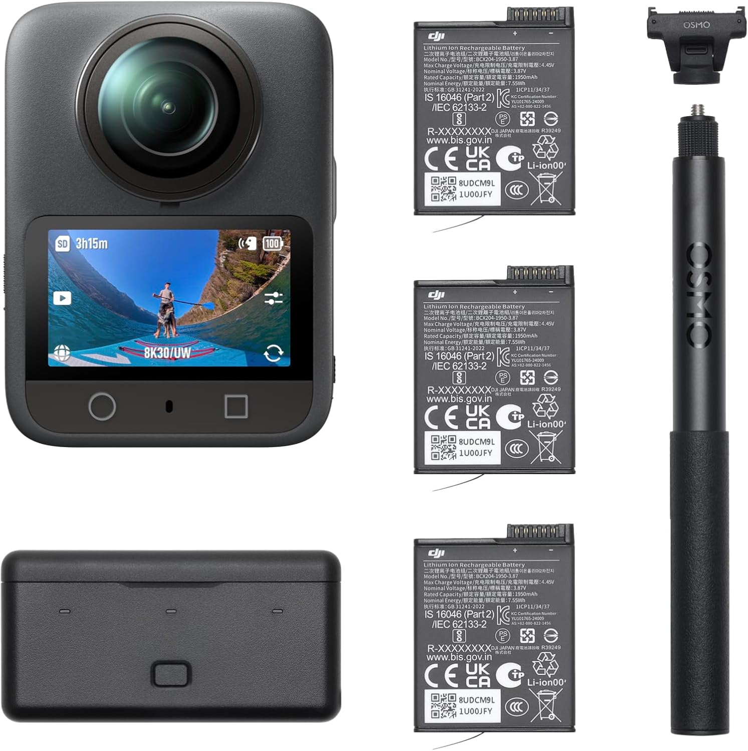 DJI Osmo 360 Adventure Combo - Thiết kế chi tiết