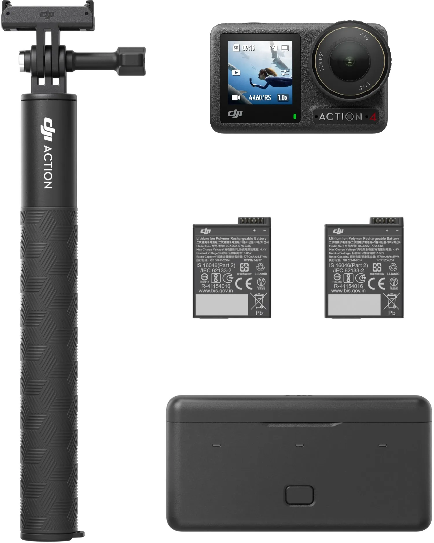 Trọn bộ phụ kiện DJI Osmo Action 4 Adventure Combo