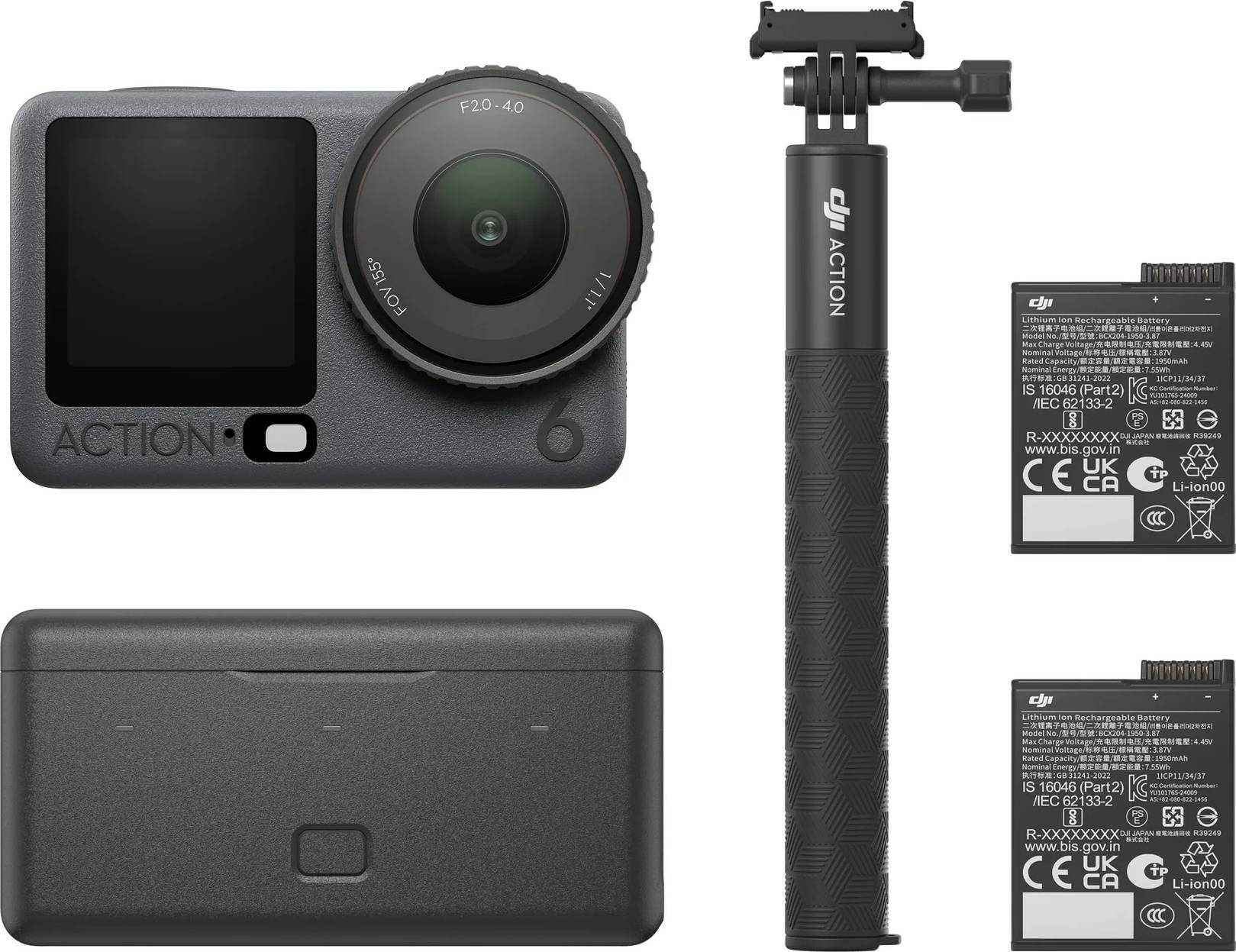 DJI Osmo Action 6 Adventure Combo - Thiết kế chi tiết