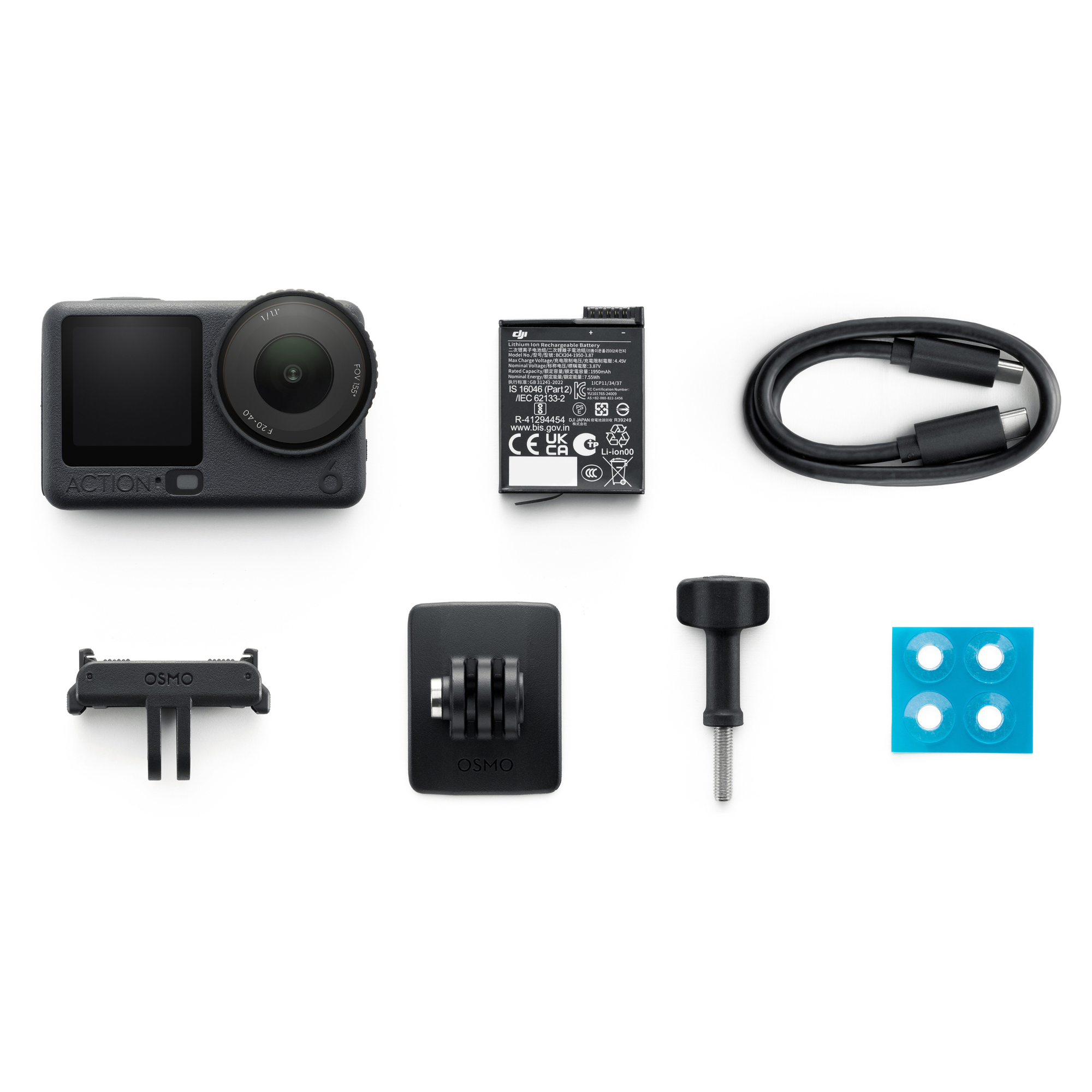 DJI Osmo Action 6 Standard Combo - Thiết kế chi tiết