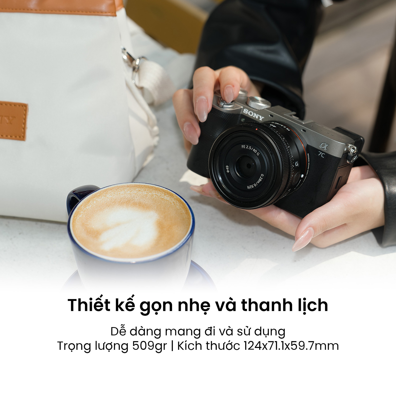 Sony Alpha A7C (Black) - Trọn bộ thiết bị và phụ kiện tại Osaka Camera