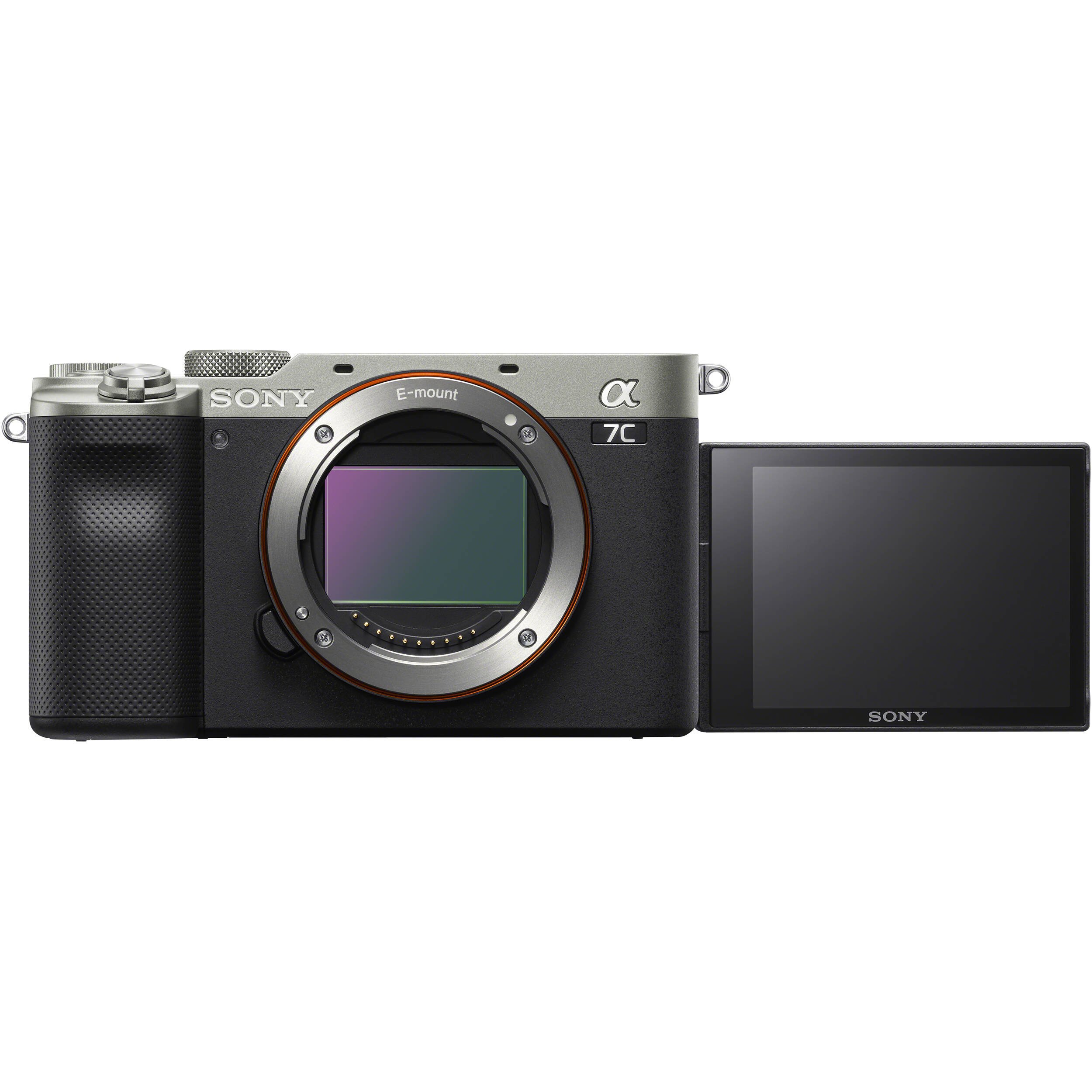 Sony Alpha A7C (Silver) - Màn hình cảm ứng và cổng kết nối ngoại vi