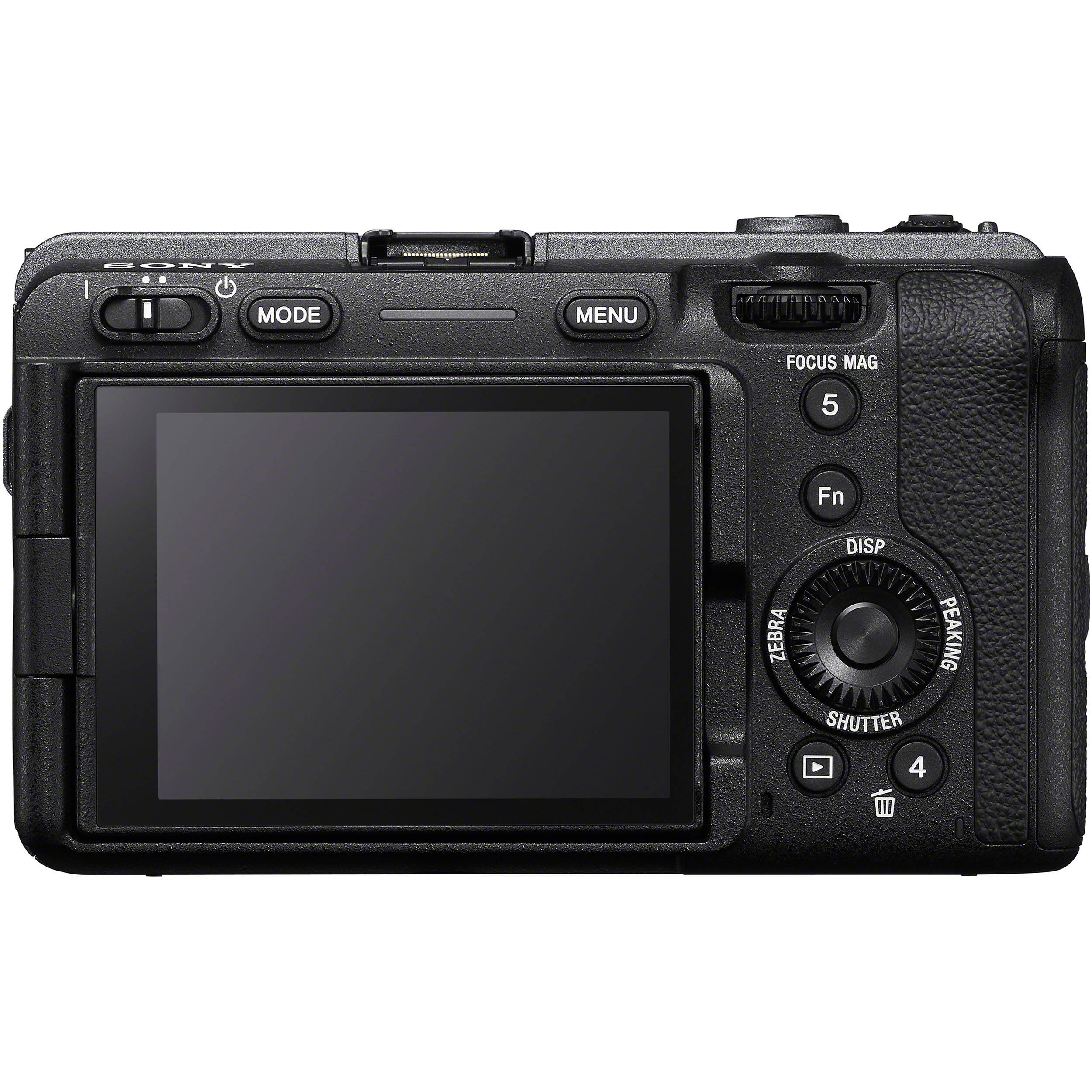 Sony FX30 + XLR Handle Unit - Màn hình cảm ứng và cổng kết nối ngoại vi