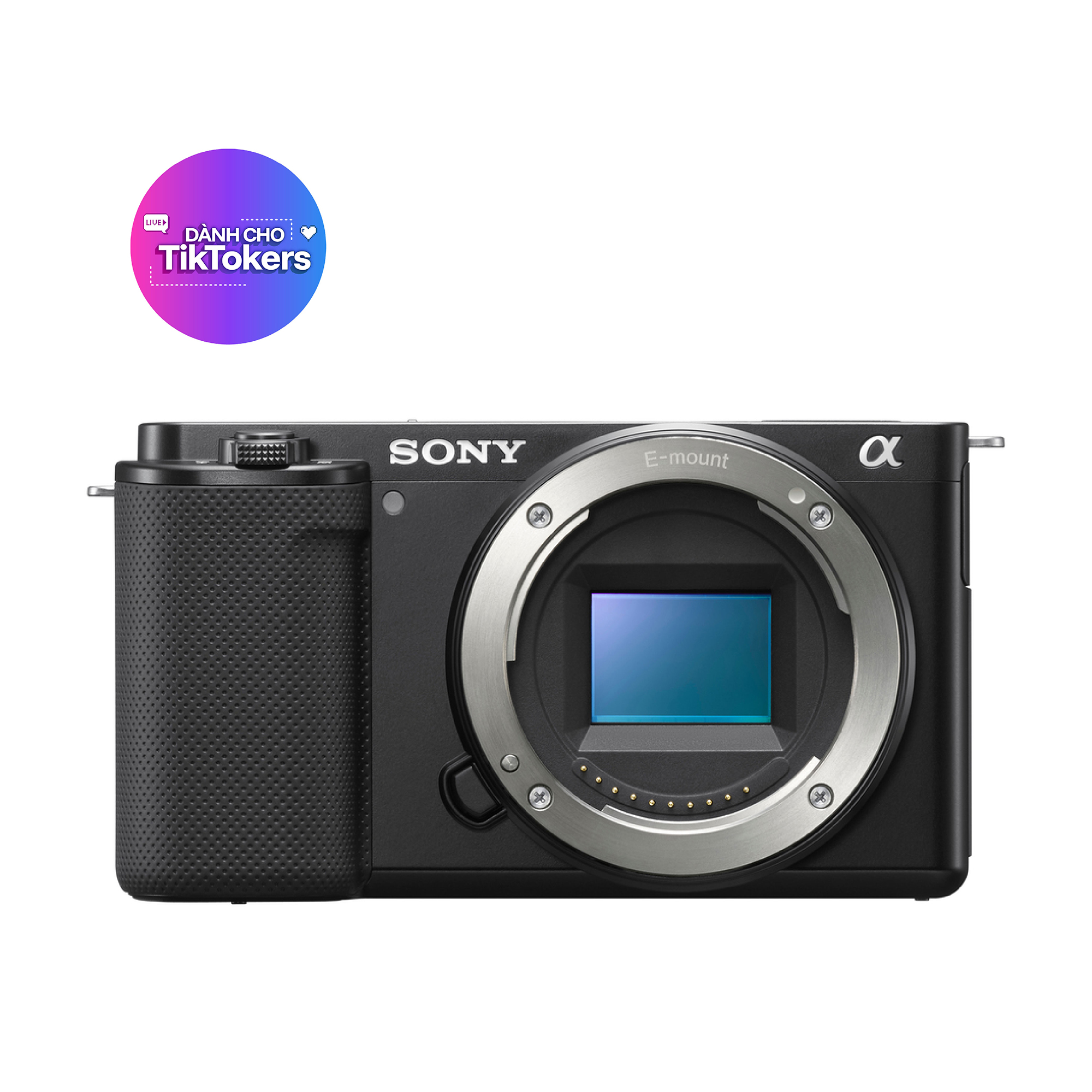 Sony ZV-E10 (Black) - Thiết kế ngoại quan New chính hãng