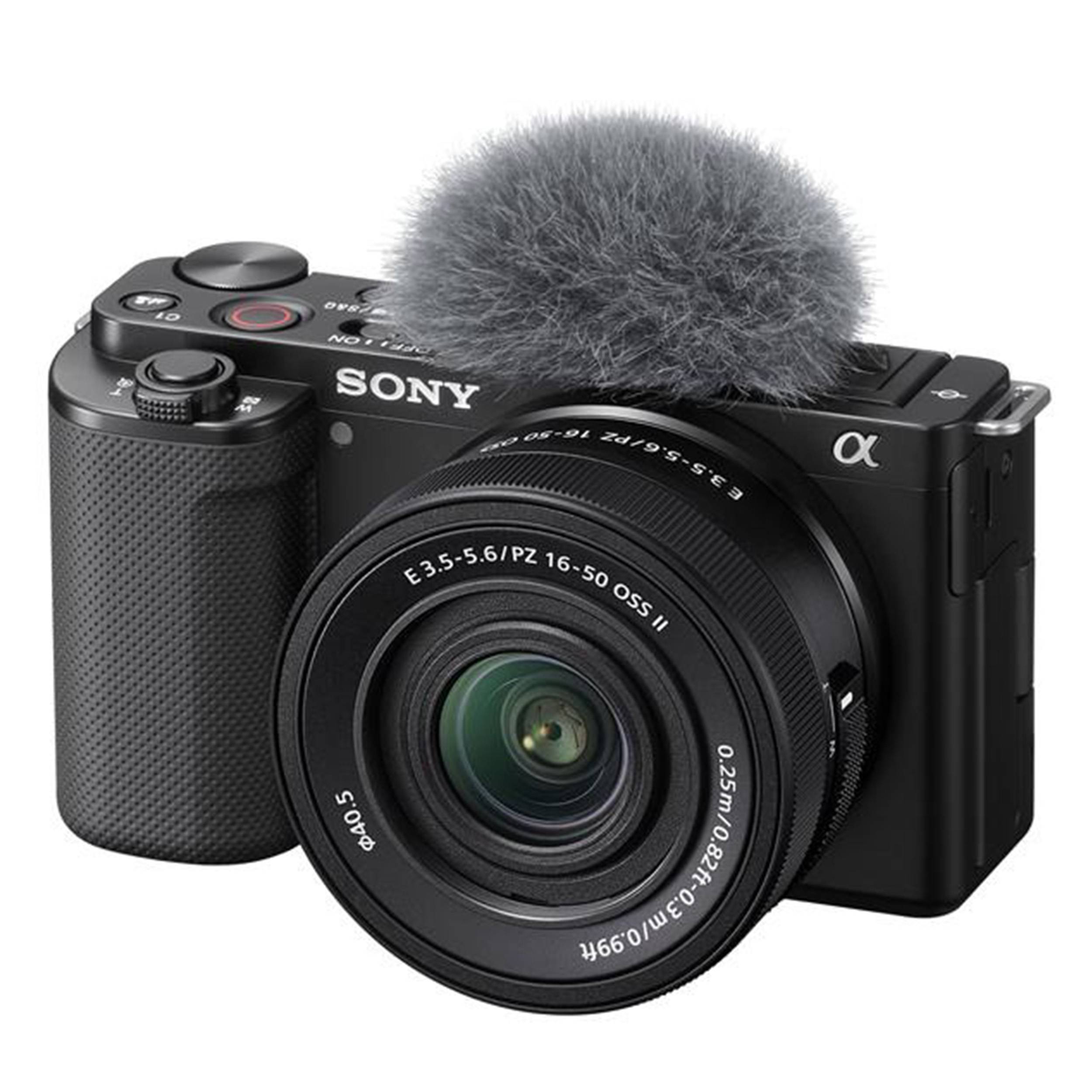 Sony ZV-E10 + Lens E PZ 16-50mm f/3.5-5.6 OSS II (Black) - Thiết kế ngoại quan New chính hãng