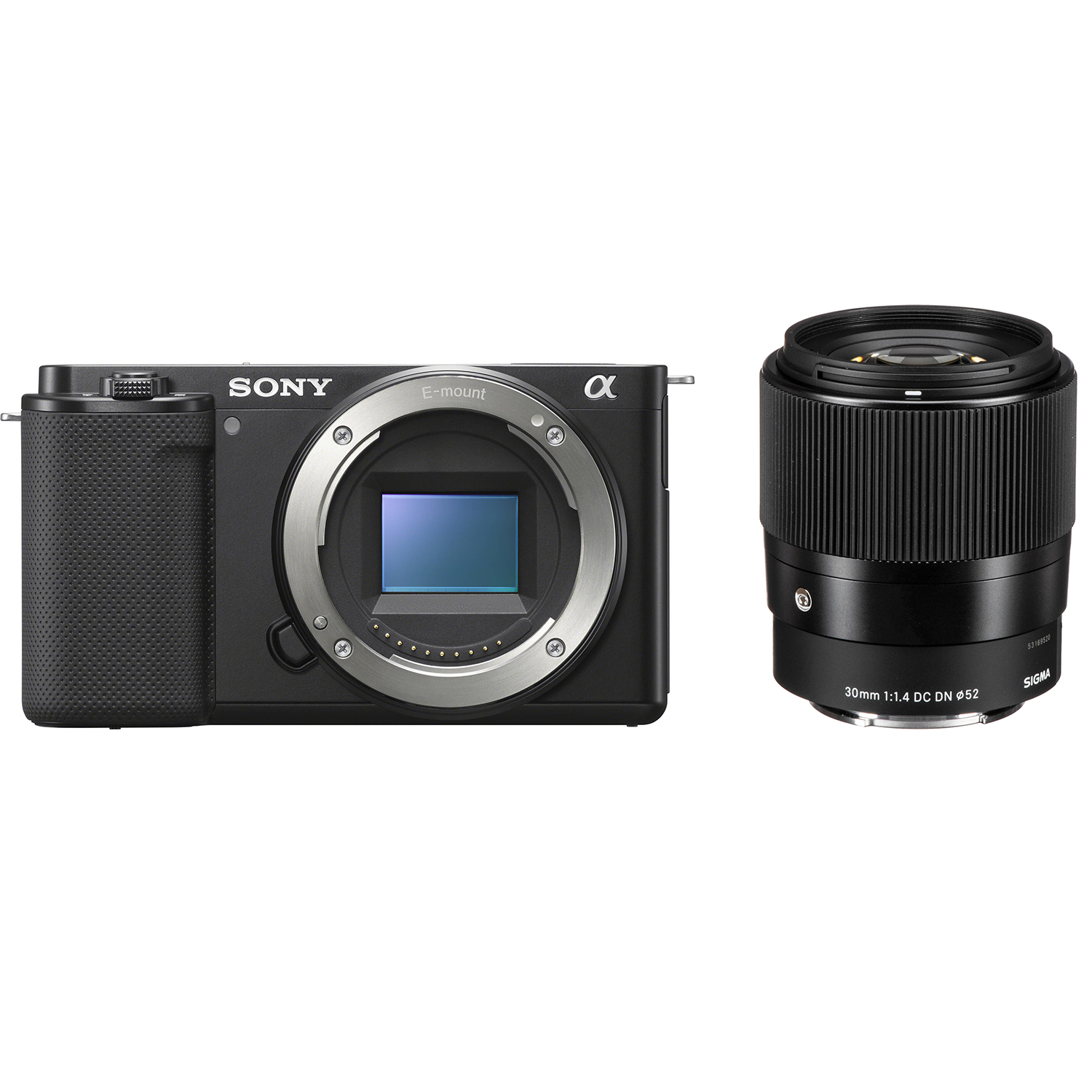 Sony ZV-E10 + Lens Sigma 30mm f/1.4 - Thiết kế ngoại quan New chính hãng
