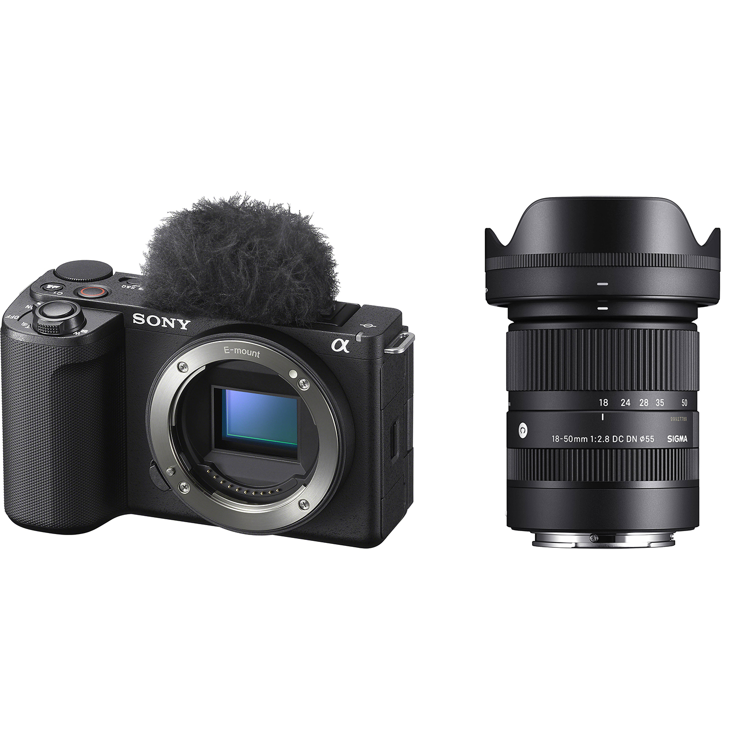 Sony ZV-E10 II + Lens Sigma 18-50mm f/2.8 (Black) - Thiết kế ngoại quan New chính hãng